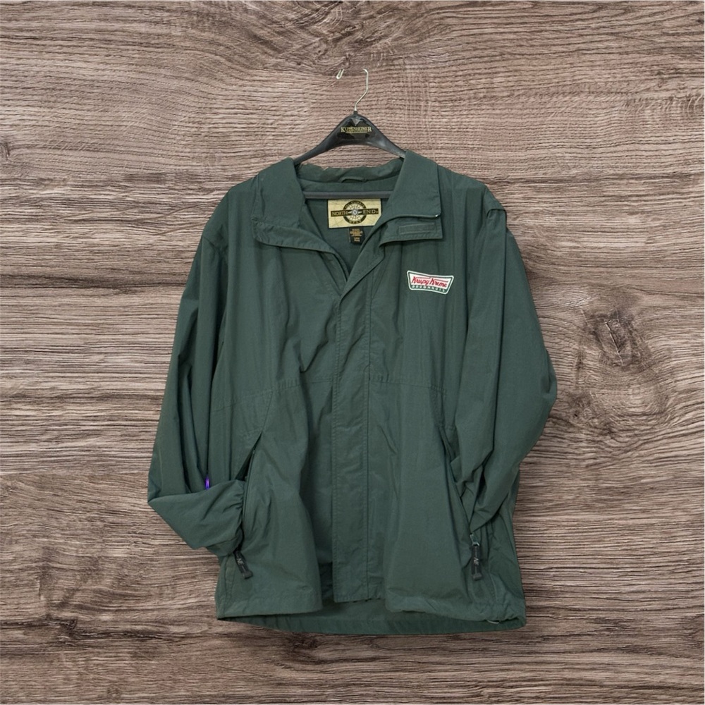 Vintage North End Embroidered Krispy Kreme Jacket and Vest (L)